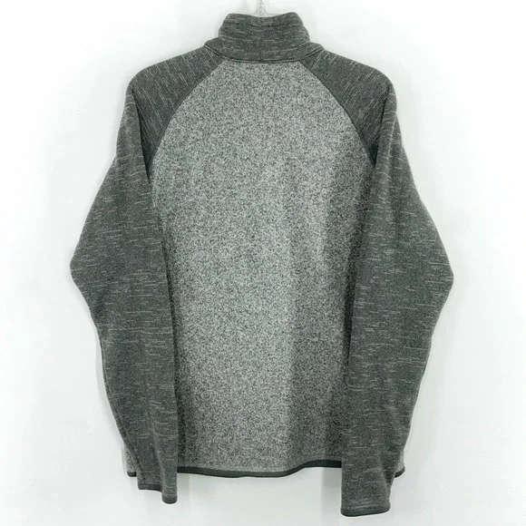 Patagonia Better Sweater 1/4 Zip Pullover Men's Large Gray Fleece Jacket - Picture 7 of 7